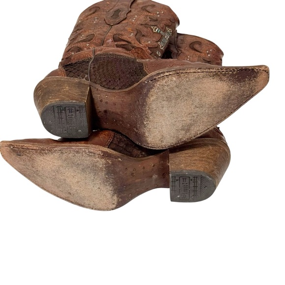 Corral Python Crystal Cross Boot 6.5 - Picture 13 of 14